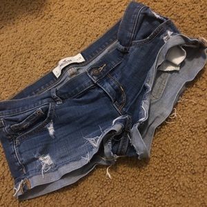 Hollister jean shorts